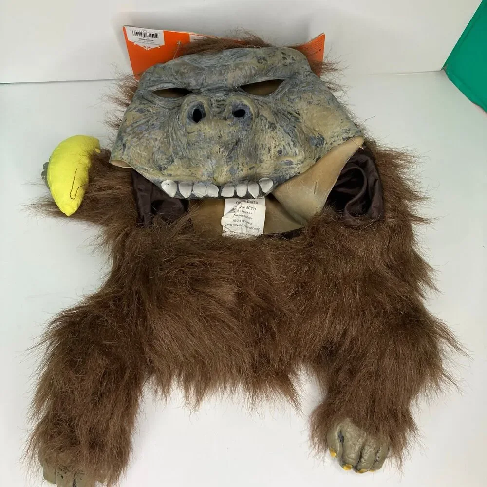 Halloween Mask Hairy Monkey Planet Of The Apes Gorilla Full Head Arms Legs Prop